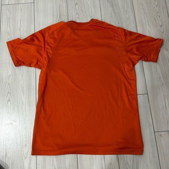 Nike Team Men's Dri-Fit Cotton Poly Tee Pullover Color Brilliant Orange Size L - Picture 7 of 7